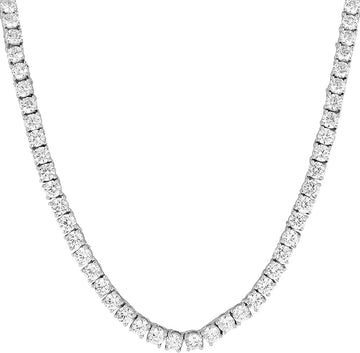 4mm Tennis Chain –  (925 Silver + VVS Moissanite)