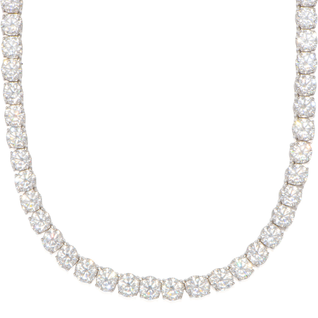 6.5mm Tennis Chain –  (925 Silver + VVS Moissanite)