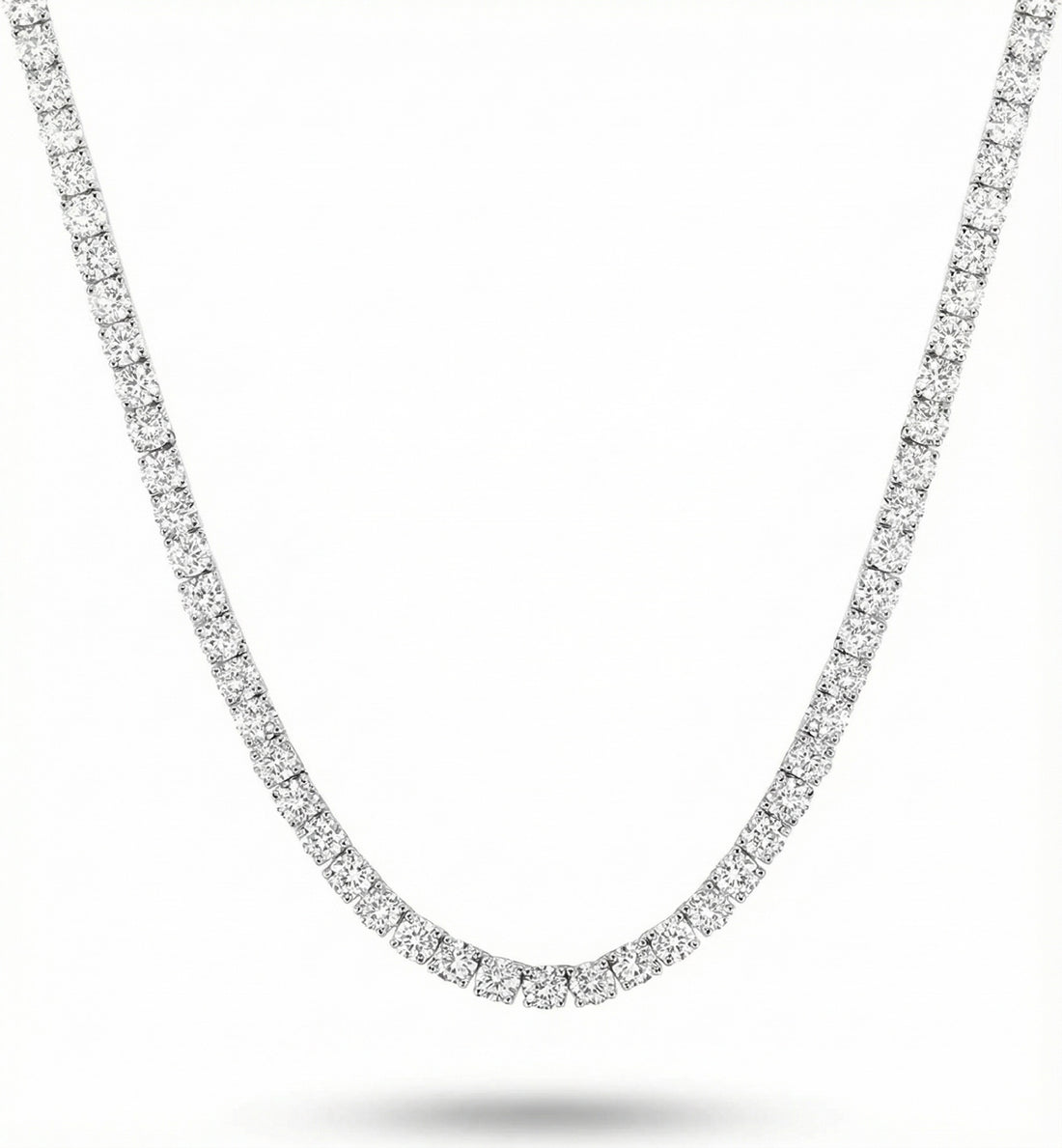 5mm Tennis Chain –  (925 Silver + VVS Moissanite)